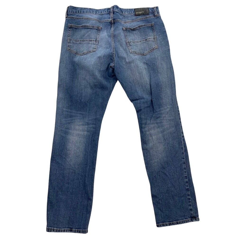 Retrofit Brand Mfg Men's Slim Leg Jeans 38x32 Blue Stretch Denim - Picture 2 of 6